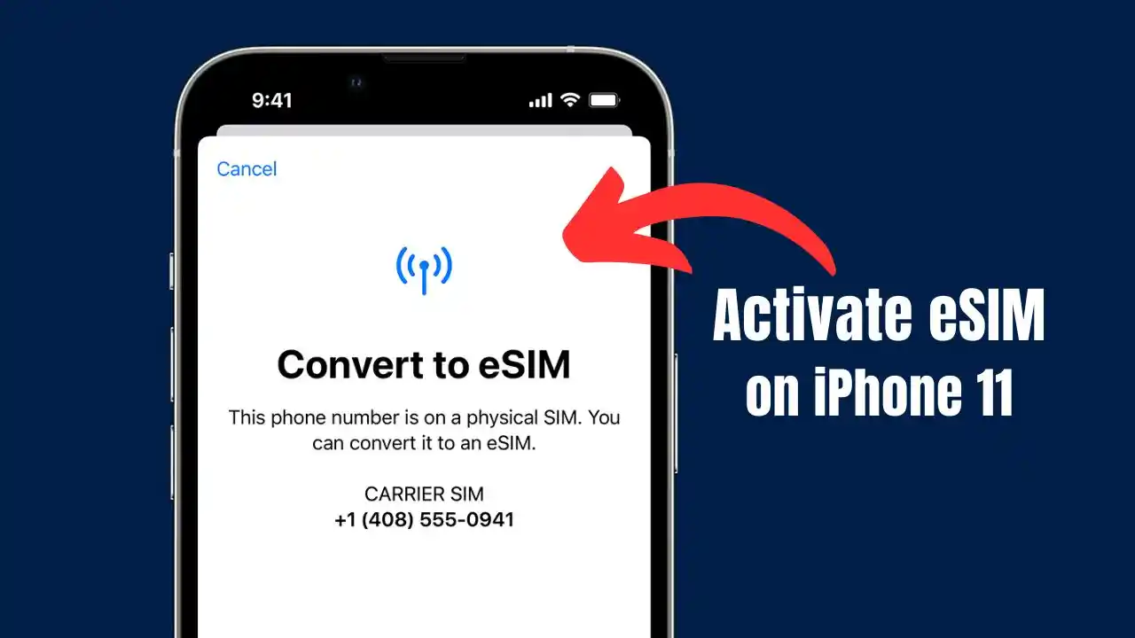 How to Activate eSIM in iPhone 11