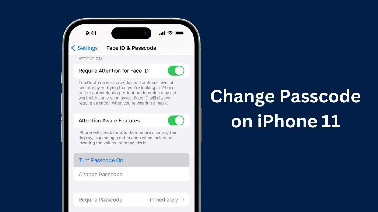 How to Change Passcode on iPhone 11