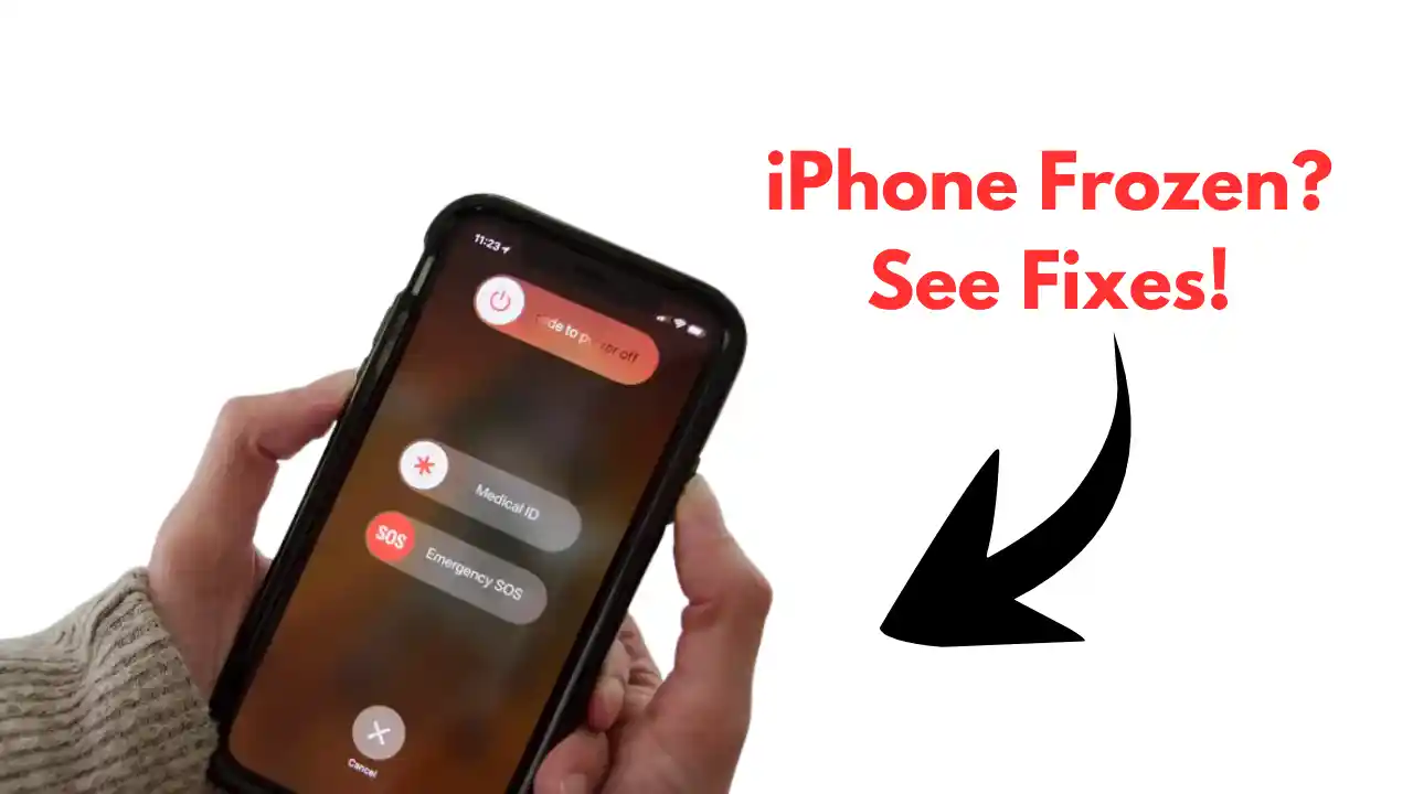 my iphone is frozen and won't turn off or reset