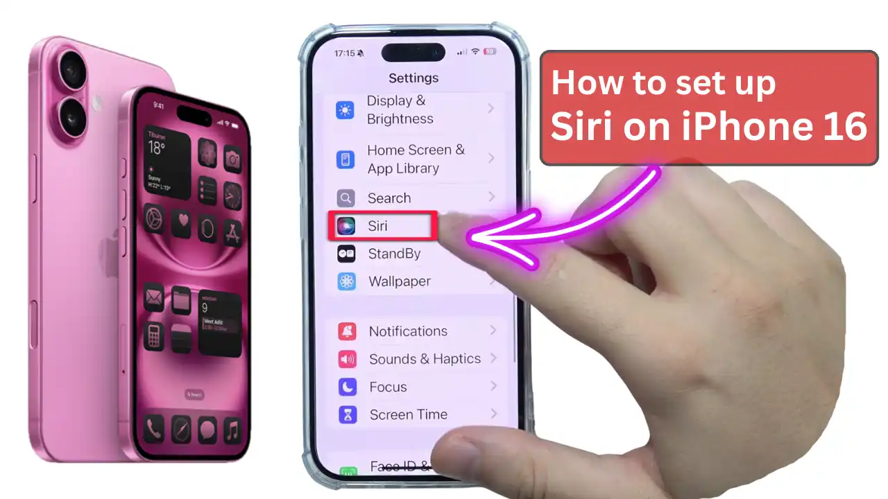 How to set up Siri on iPhone 16