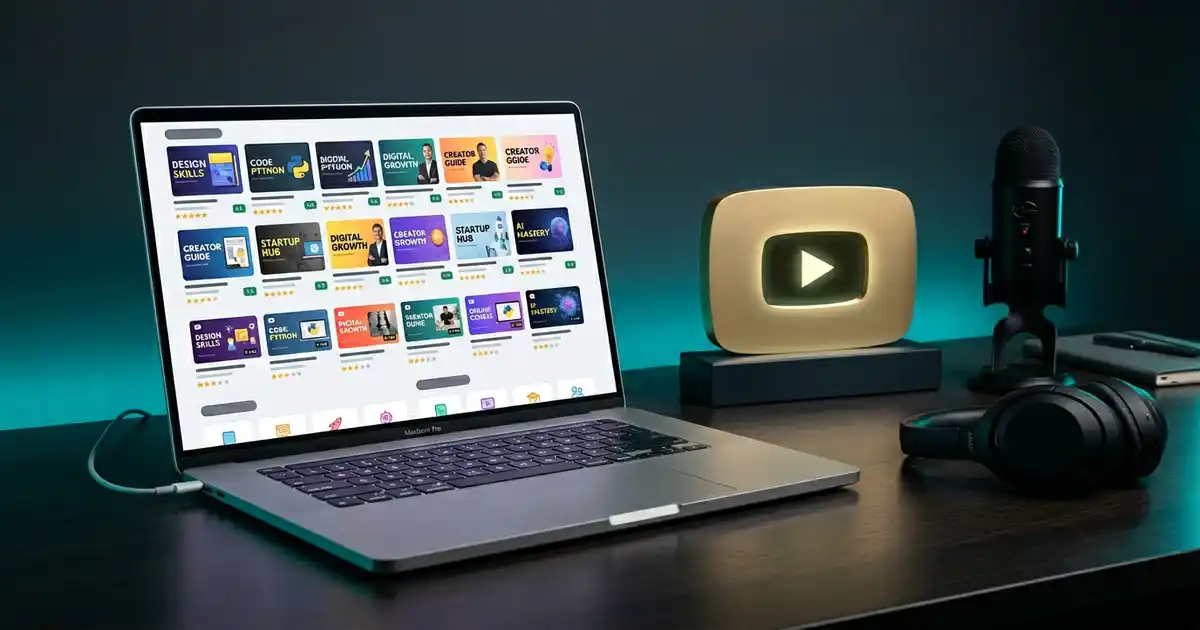 Create and sell digital products as a YouTube creator