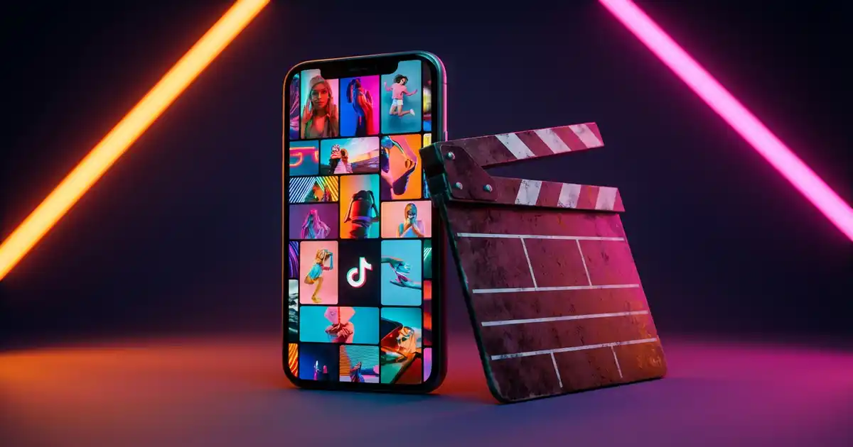 Micro-drama Shorts on YouTube smartphone with clapperboard