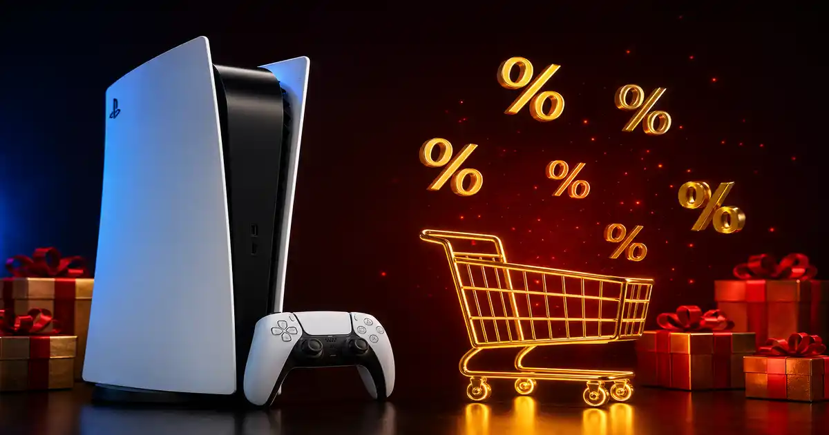 Sony PlayStation 5 Black Friday sale shopping at retail store