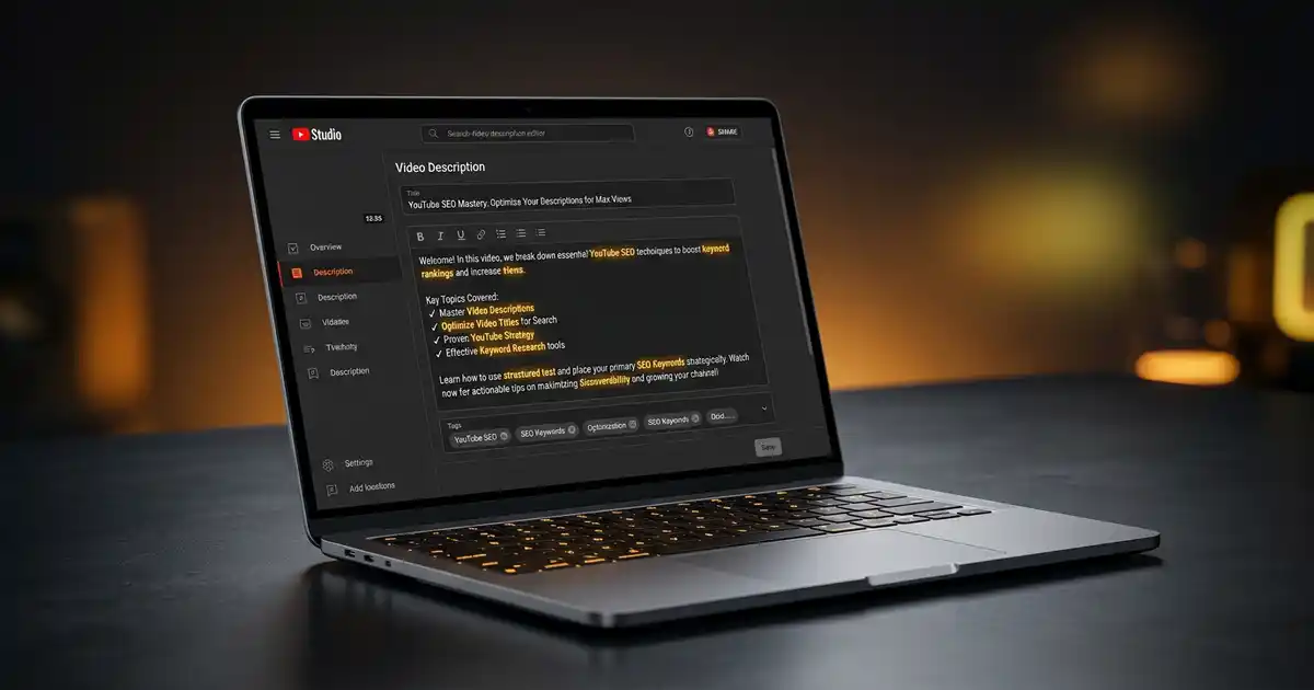 Write YouTube descriptions that rank SEO guide 2026