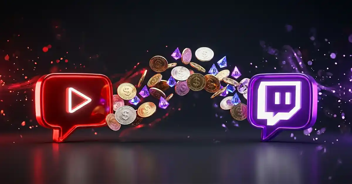 YouTube Super Chat vs Twitch Bits creator earnings comparison 2026