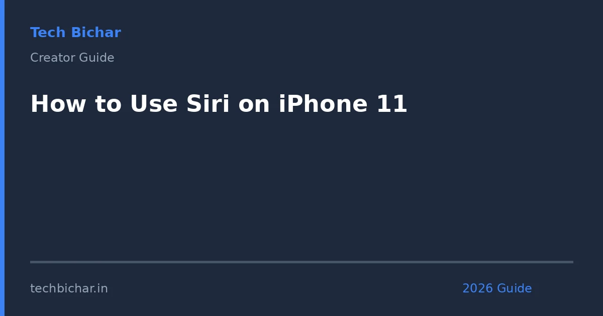 how to use siri on — creator guide featured image 2026