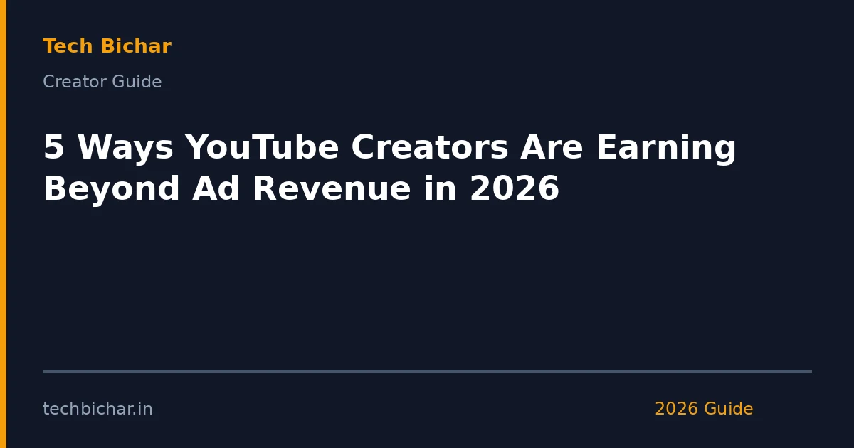 5 ways youtube creators are — creator guide featured image 2026