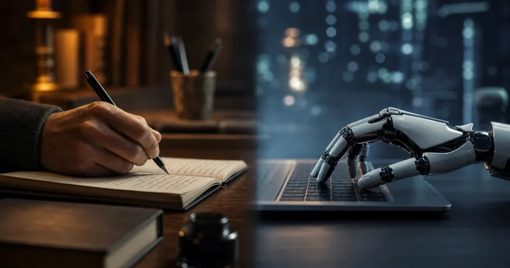 AI vs Human Writers Which Is Better for SEO in 2026 — featured hero image