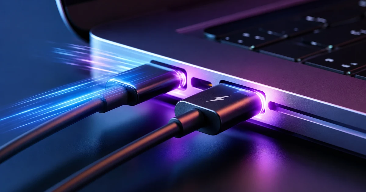 USB-C vs Thunderbolt 4 Difference Explained for Beginners — featured hero image