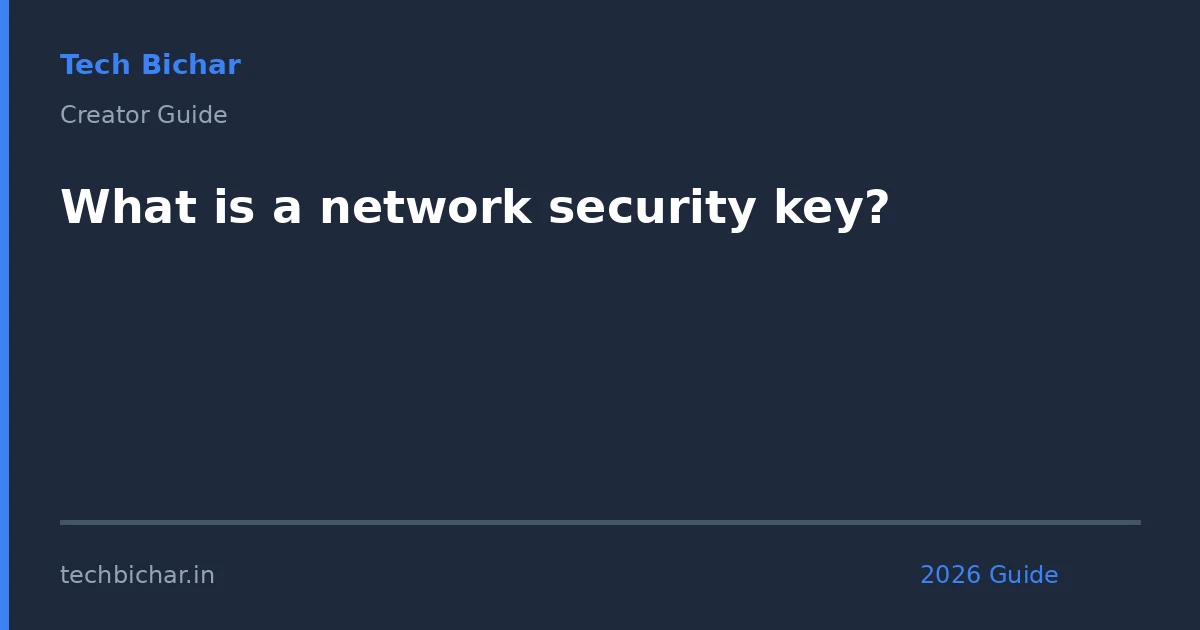 what is a network security — creator guide featured image 2026